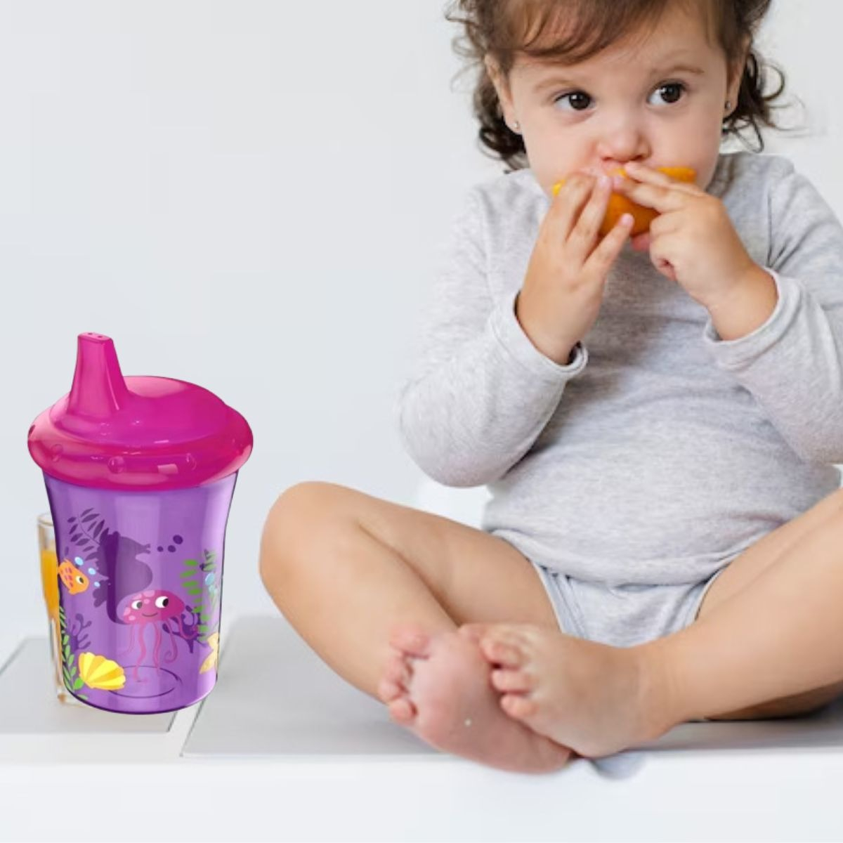 SET 4 VASOS DE ENTRENAMIENTO ANTIDERRAME NIÑOS LAU - 8