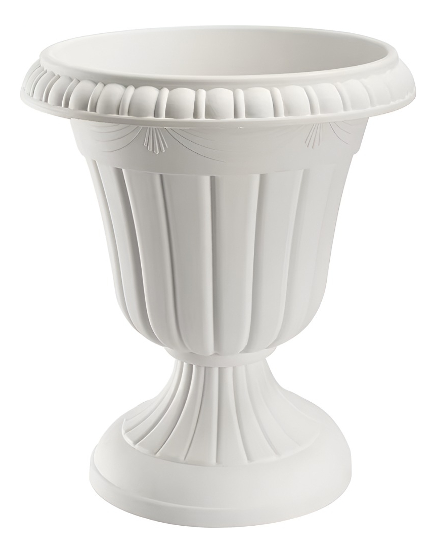 SET 2 MACETERO DECORATIVO ROMANO COMPACTO LIVIANO JHN - 1