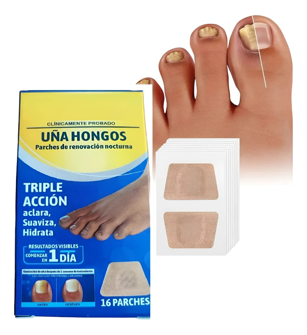 PARCHE RENOVACIÓN NOCTURNA HONGOS UÑAS PACK JHN - 2