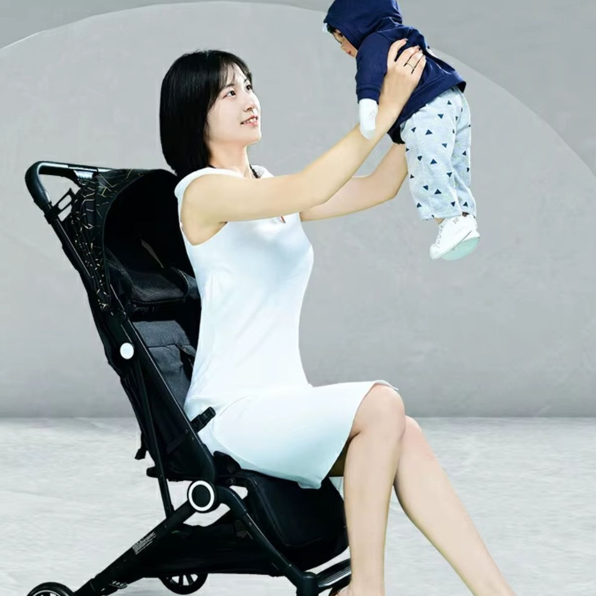 CARRITO CARRIOLA DE VIAJE PASEO PLEGABLE RECLINABLE BEBE LAU - 2