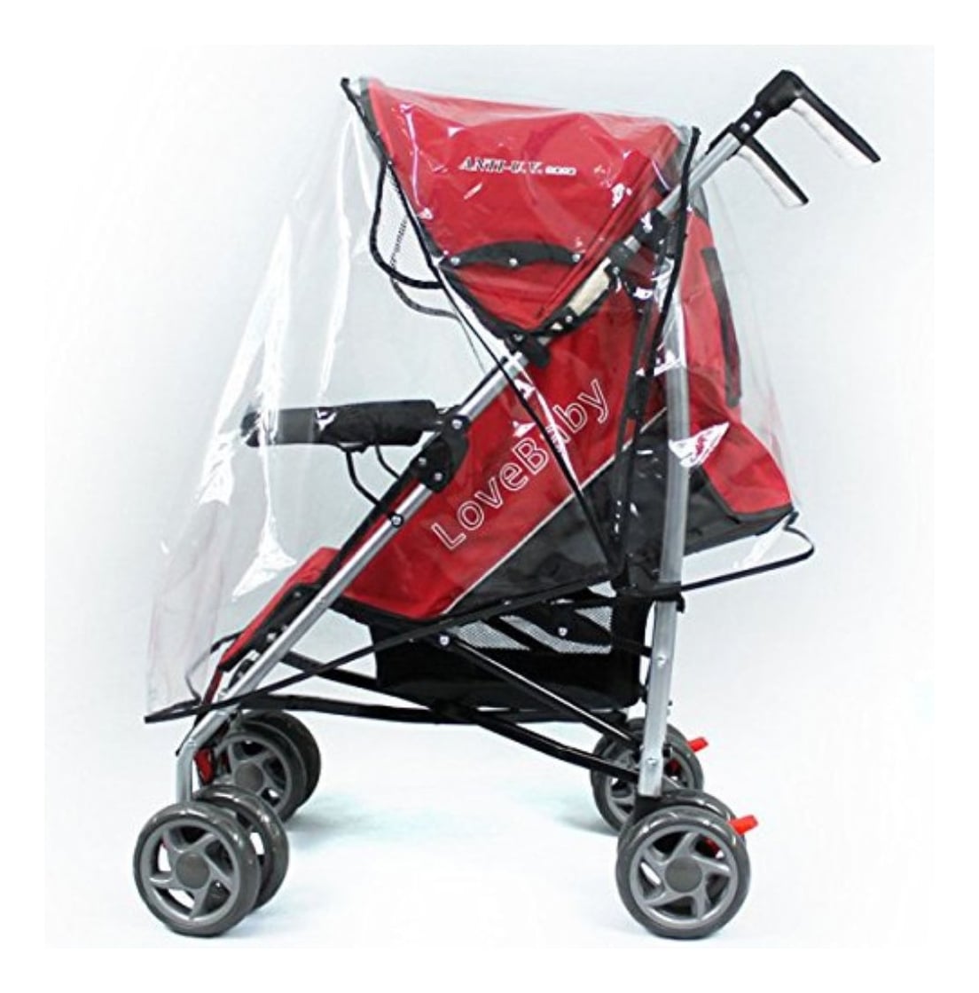 SET 2 PROTECTORES DE LLUVIA UNIVERSAL CARRITO BEBE LAU - 4