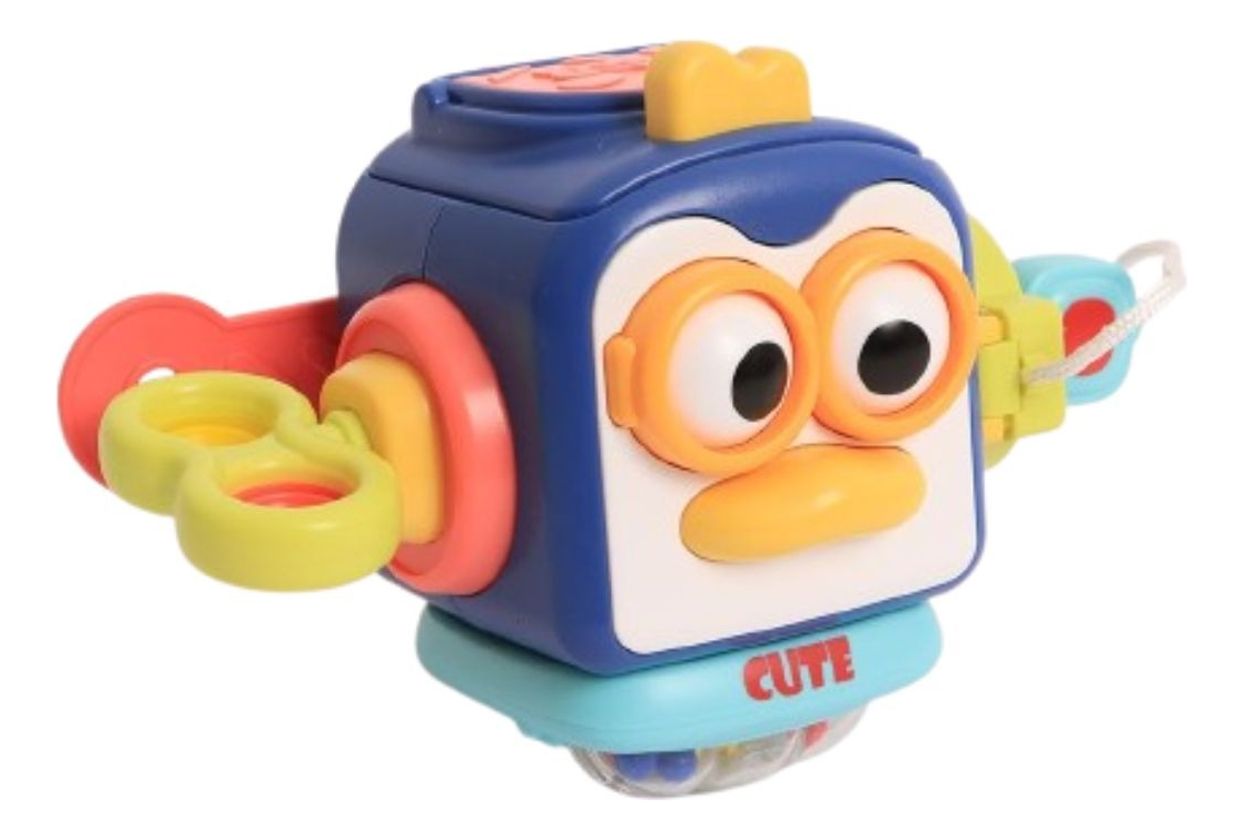 CUBO DIDACTICO JUGUETE SENSORIAL 6EN1 EDUCATIVO BEBE LAU - 1