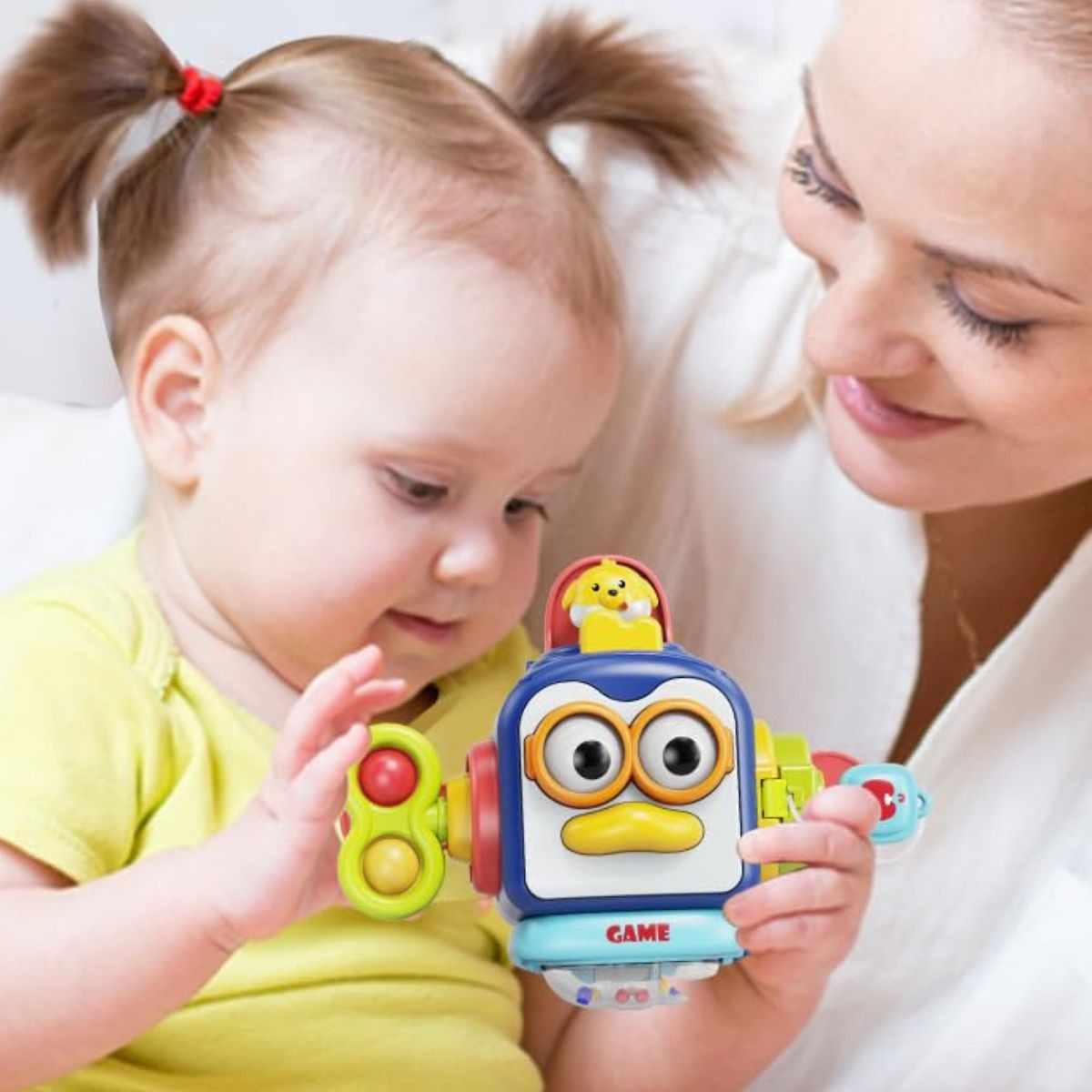 CUBO DIDACTICO JUGUETE SENSORIAL 6EN1 EDUCATIVO BEBE LAU - 9
