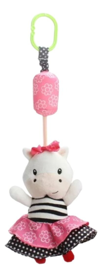 SET 2 SONAJEROS JUGUETE SENSORIAL PELUCHE COLGANTE BEBE LAU - 6