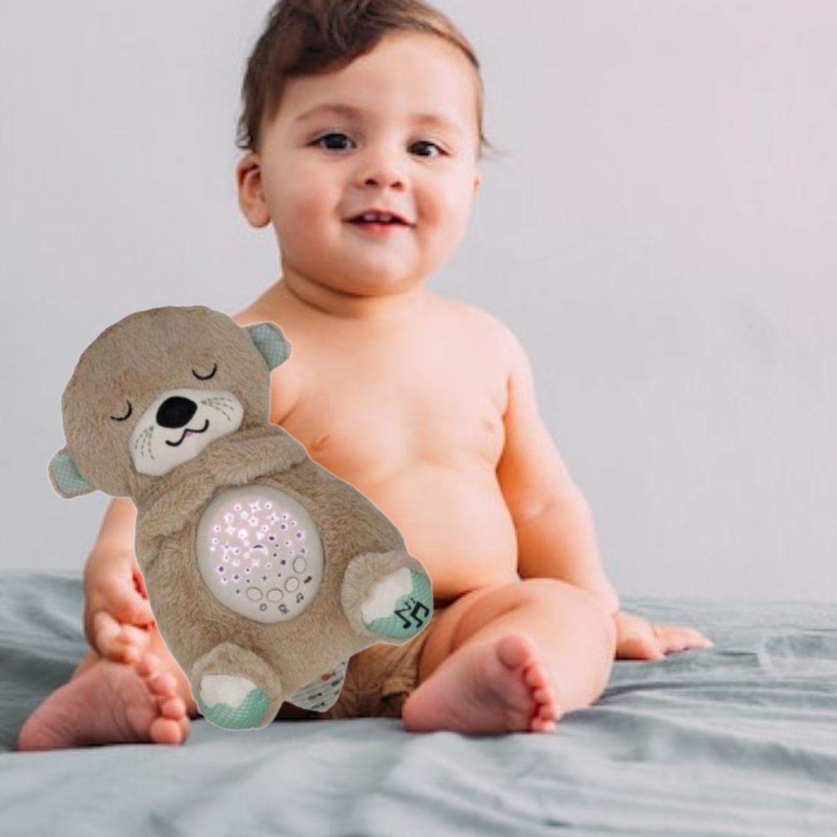 PELUCHE OSO LUMINOSO AYUDA DORMIR MUSICAL LUCES BEBE LAU - 3