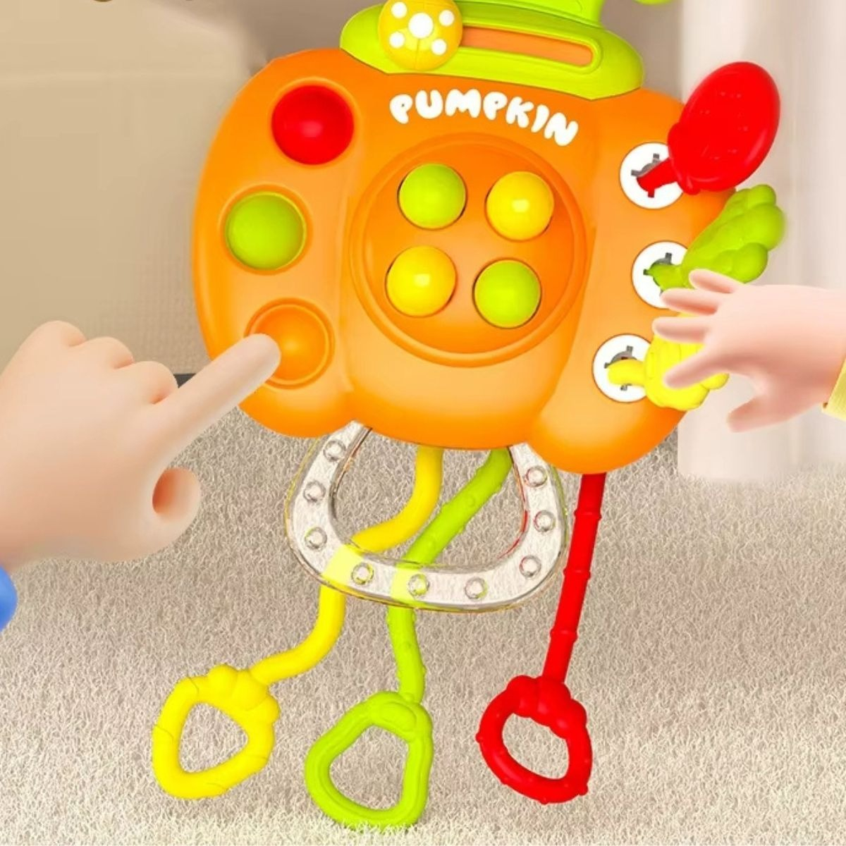 JUEGUETE SENSORIAL ESTMULA TIRA CUERDA BEBE LAU - 6