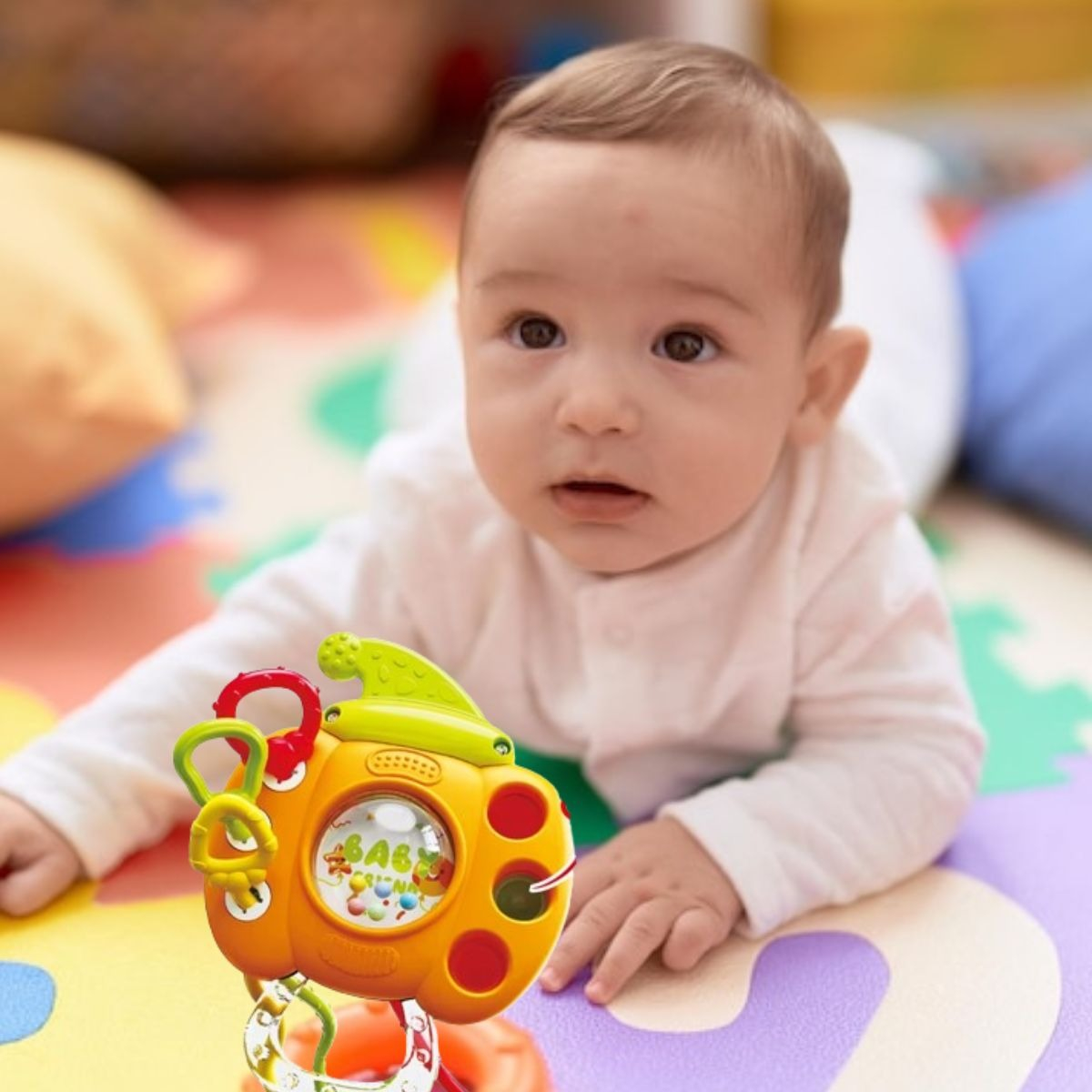JUEGUETE SENSORIAL ESTMULA TIRA CUERDA BEBE LAU - 9
