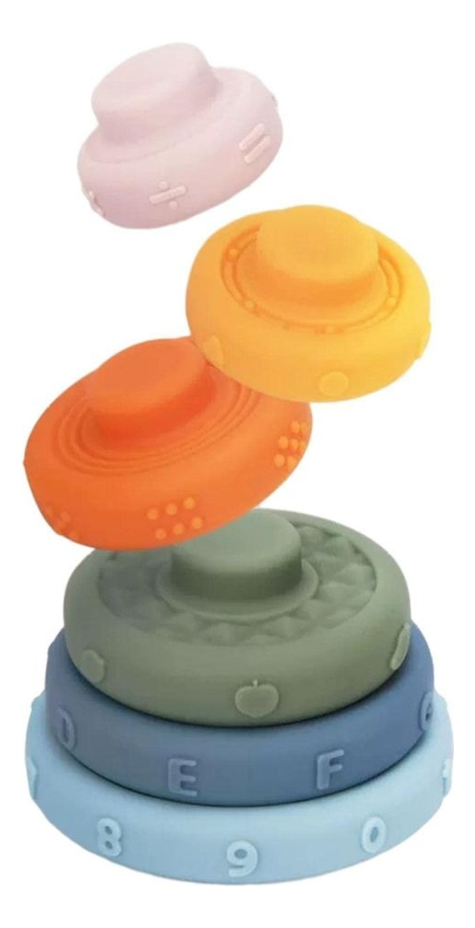 JUGUETE ANILLOS APILABLES SENSORIAL EDUCATIVO BEBE LAU - 5
