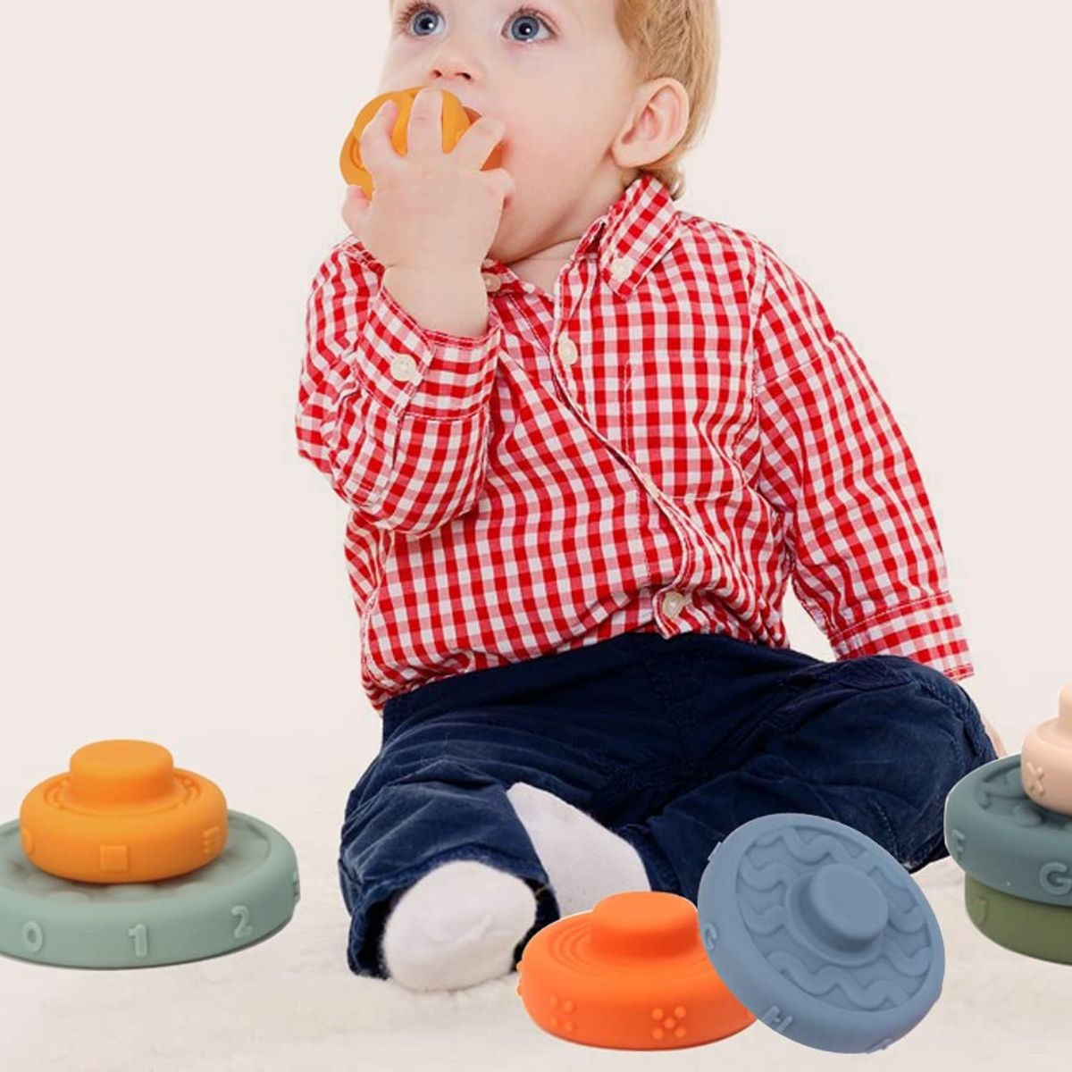 JUGUETE ANILLOS APILABLES SENSORIAL EDUCATIVO BEBE LAU - 8