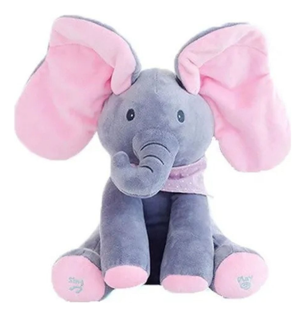 PELUCHE ELEFANTE OREJAS MOVILES MUSICAL INTERACTIVO BEBE LAU - 5