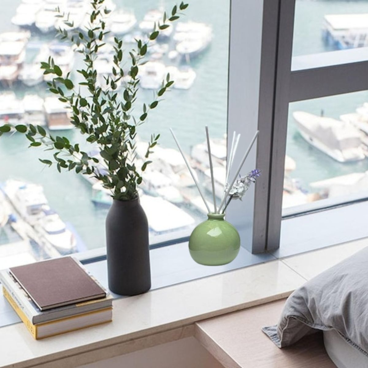 SET 2 AMBIENTADOR DIFUSOR AROMA ELEGANCIA FRAGANCIA JHN - 8