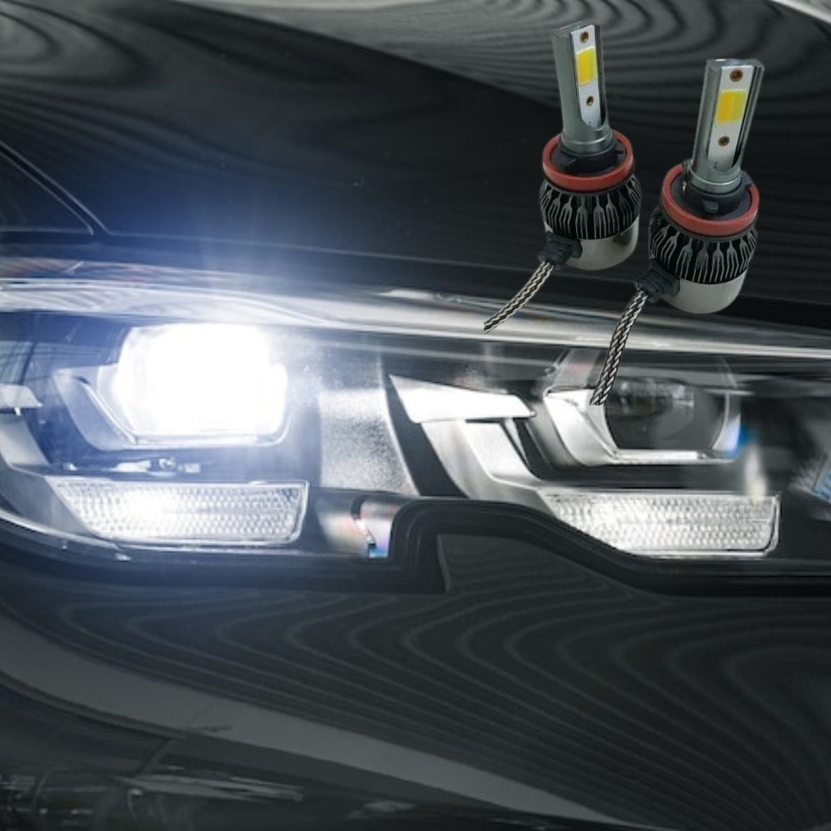 AMPOLLETA LED AUTO SISTEMA ENFRIAMIENTO ALTA VELOCIDAD JHN - 5
