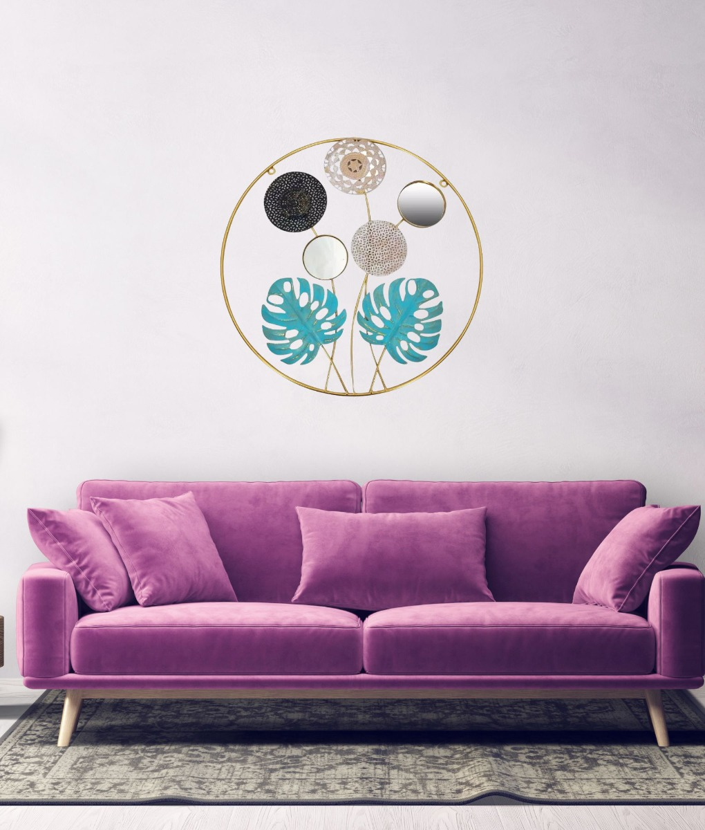 CUADRO DECORATIVO PARED ESCULTURA ADORNO FLORES CREATIVO JHN - 8