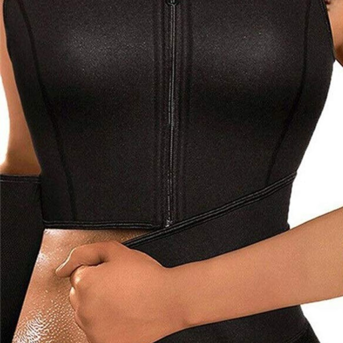 FAJA REDUCTORA AJUSTABLE EFECTO SAUNA TERMICA GYM LAU - 8