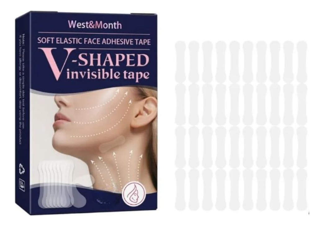 SET 8 PACK PARCHES ESTIRAMIENTO FACIAL INVISIBLE LAU - 6