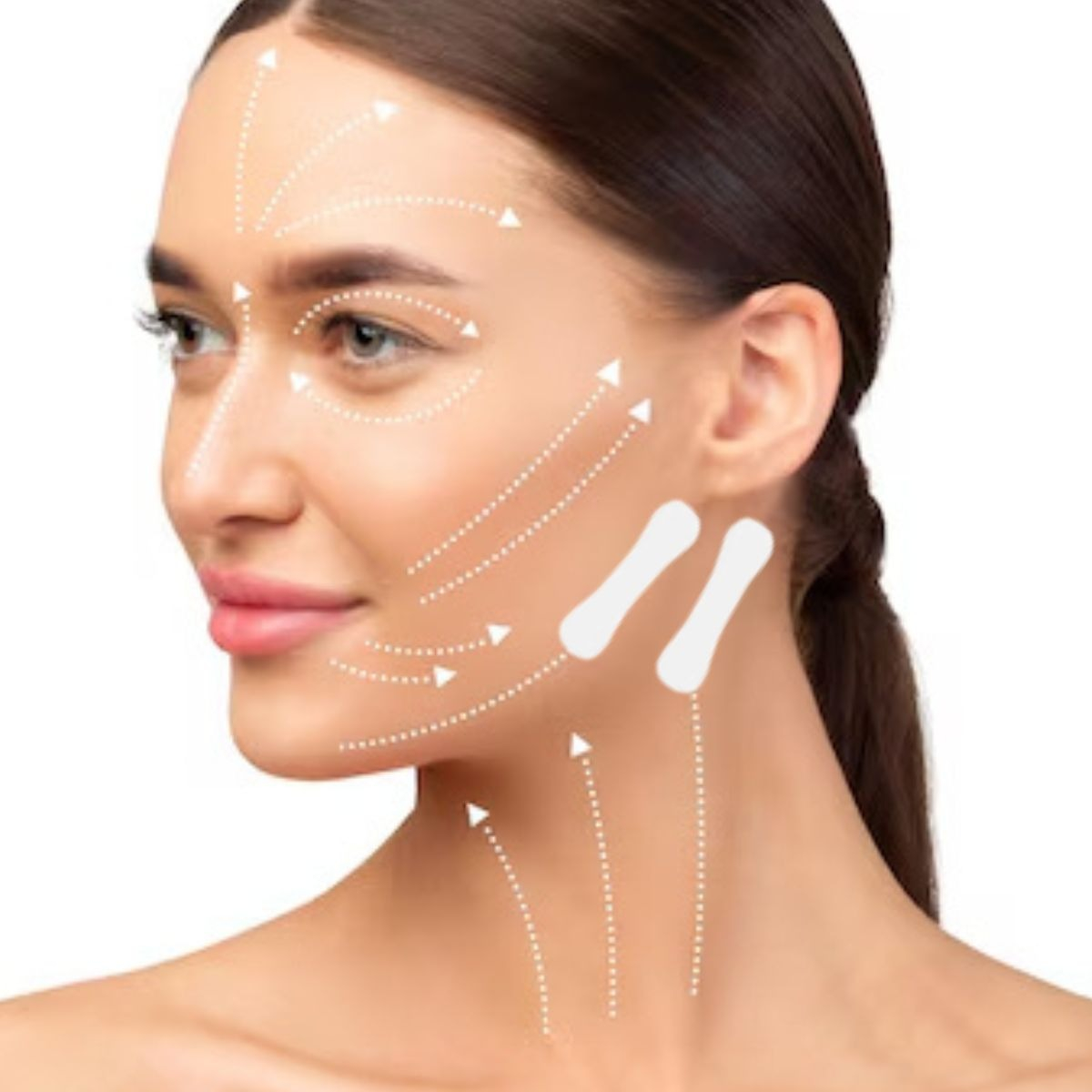 SET 8 PACK PARCHES ESTIRAMIENTO FACIAL INVISIBLE LAU - 9