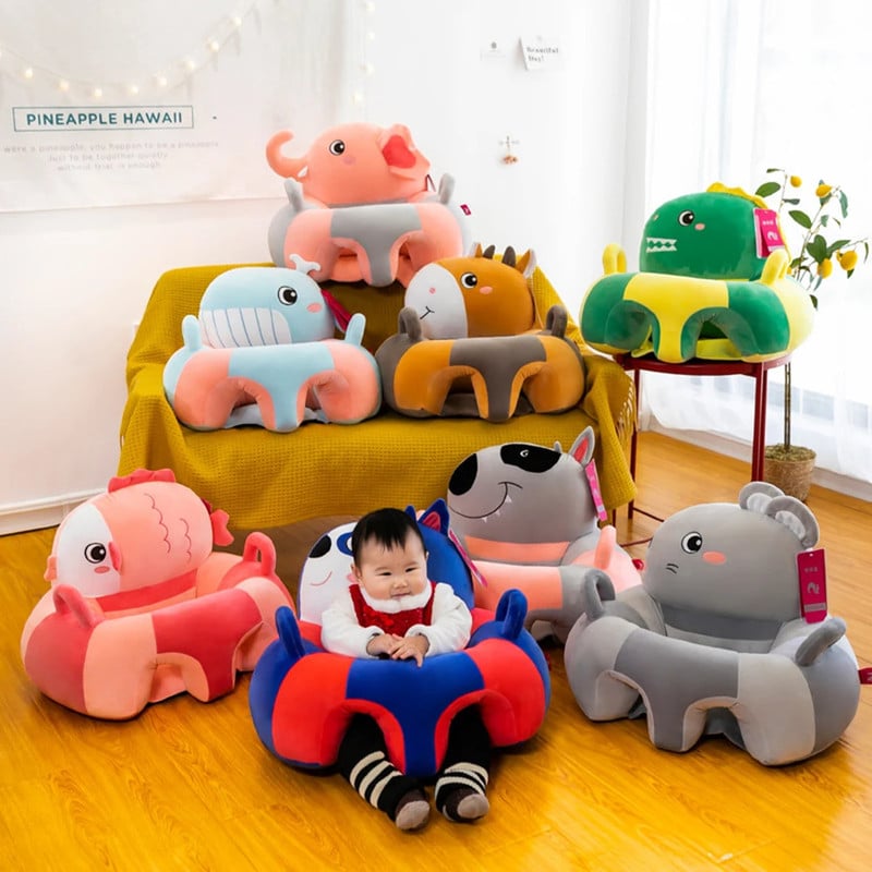 SILLA DE APRENDIZAJE ASIENTO ANTICAIDA FELPA INFANTIL LAU - 3