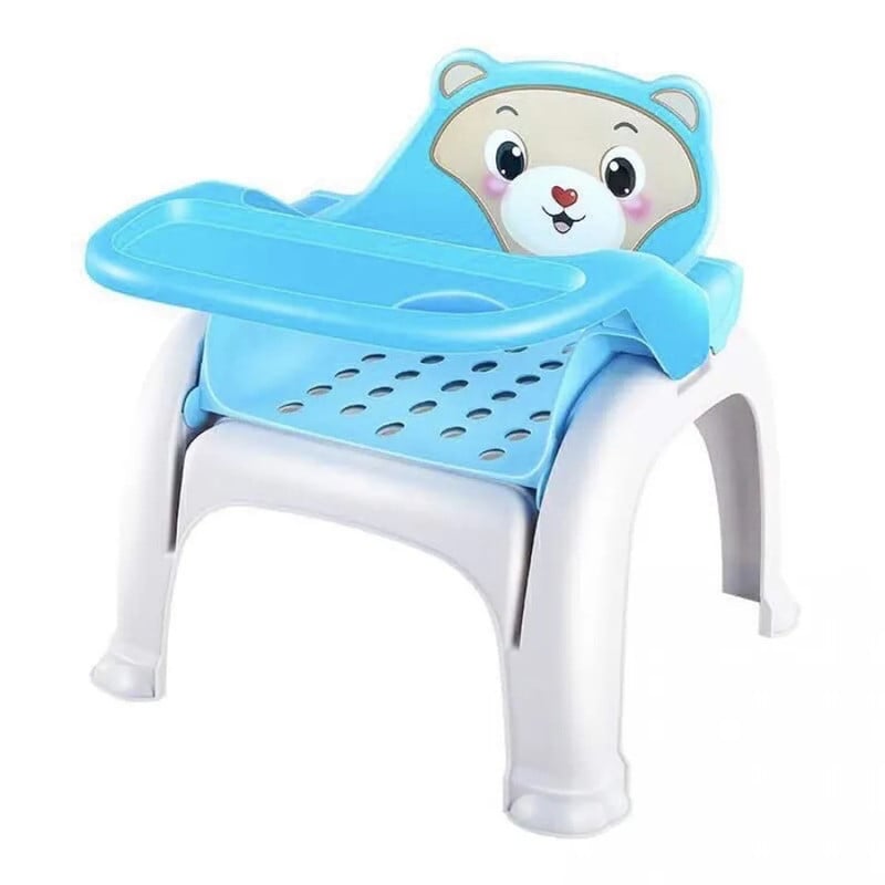 SILLA PLEGABLE PLASTICO PARA BEBE COMER, SALA, BAÑO LAU - 1