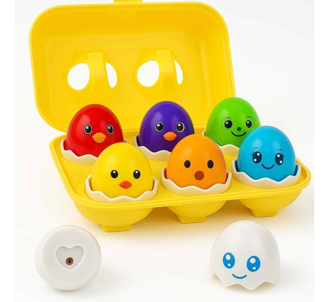 JUGUETE JUEGO DIDACTICO HUEVO SORPRESA NIÑOS BEBES LAU - 1