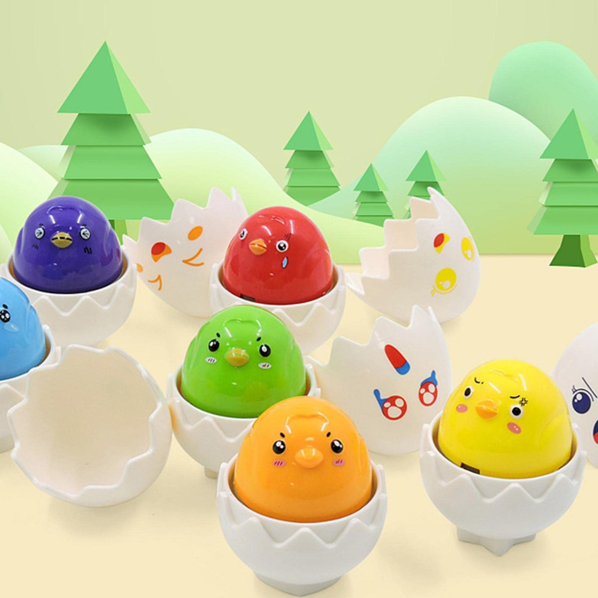 JUGUETE JUEGO DIDACTICO HUEVO SORPRESA NIÑOS BEBES LAU - 2