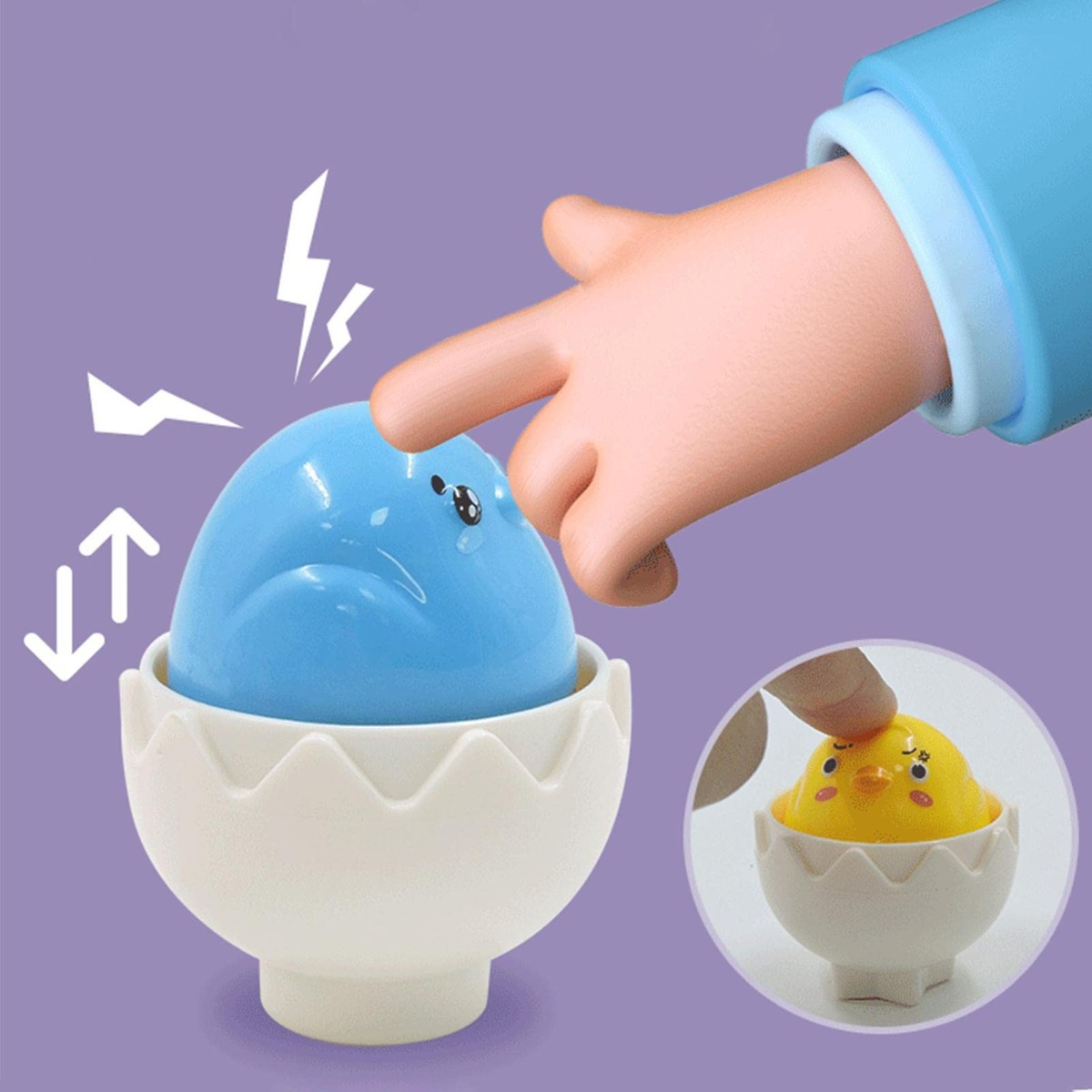 JUGUETE JUEGO DIDACTICO HUEVO SORPRESA NIÑOS BEBES LAU - 5