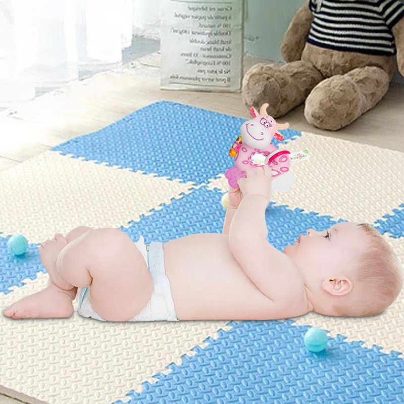 SONAJERO DE MANO SUAVE ANIMAL PELUCHE BEBE LAU - 8