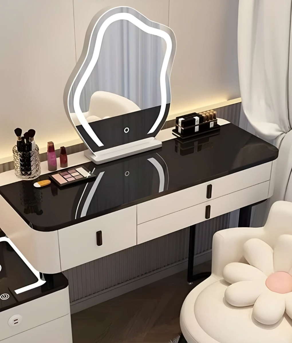 ESPEJO DECORATIVO MAQUILLAJE LUZ MESA TACTIL LED JHN - 9
