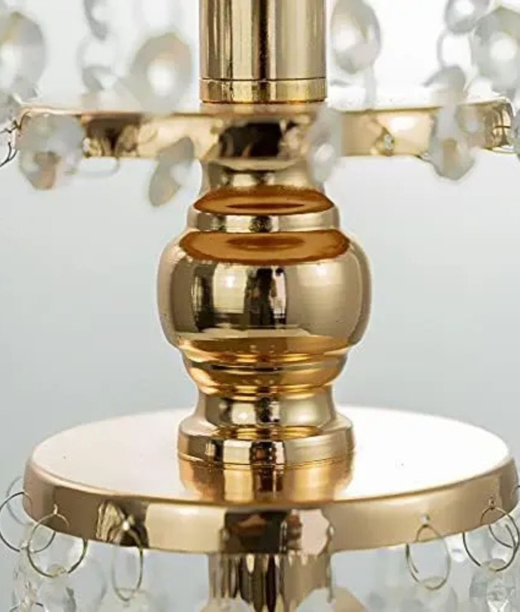 FLORERO ALTO DECORATIVO SOPORTE FLORES CENTRO MESA 62CM JHN - 3