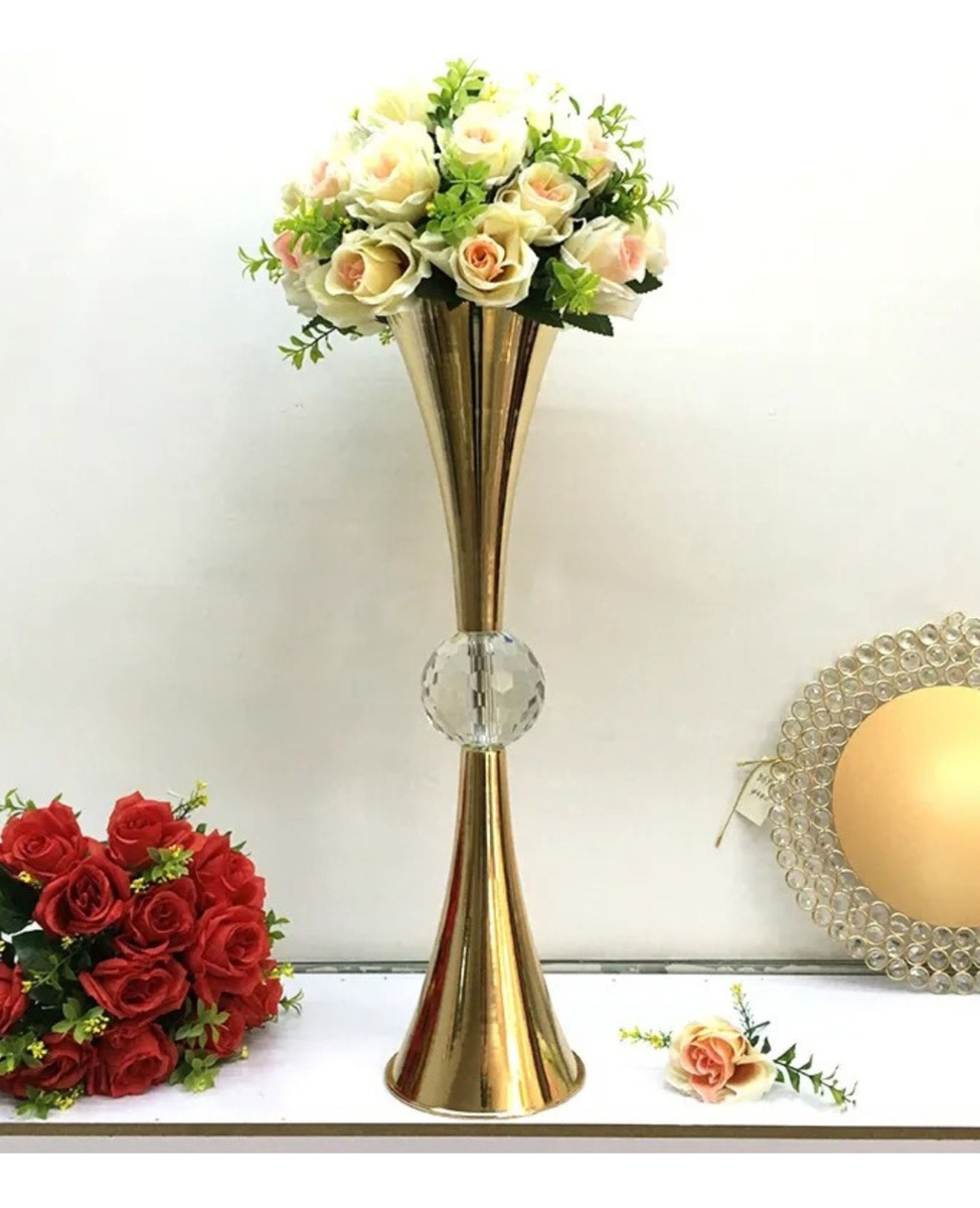 FLORERO DECORATIVO CENTRO MESA FIESTA BODA HOGAR JHN - 7