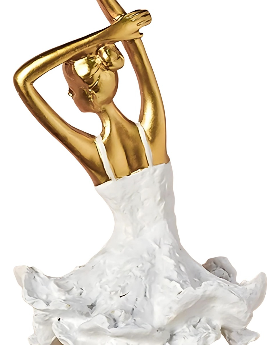 FIGURA DECORATIVA BAILARINA BALLET ESTATUA ADORNO HOGAR JHN - 3