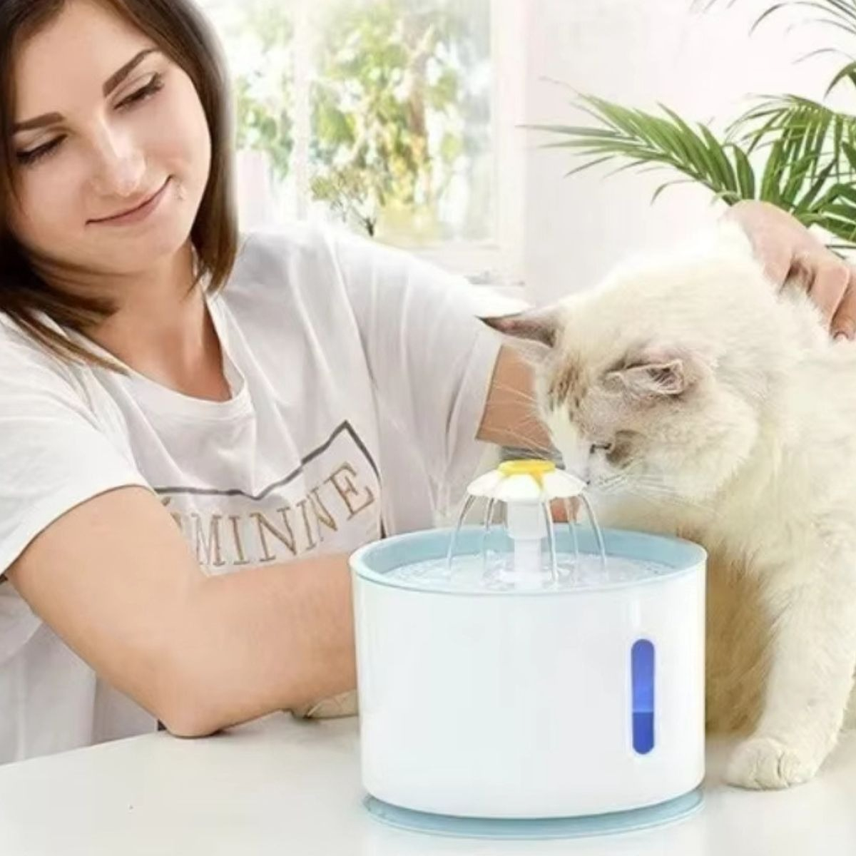 BEBEDERO DE AGUA FUENTE AUTOMATICA PARA MASCOTAS HOGAR LAU - 2