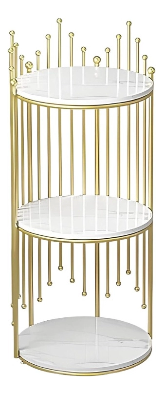MESA CENTRO ESTANTE DECORATIVO ESQUINERO ALMACENAMIENTO JHN - 1