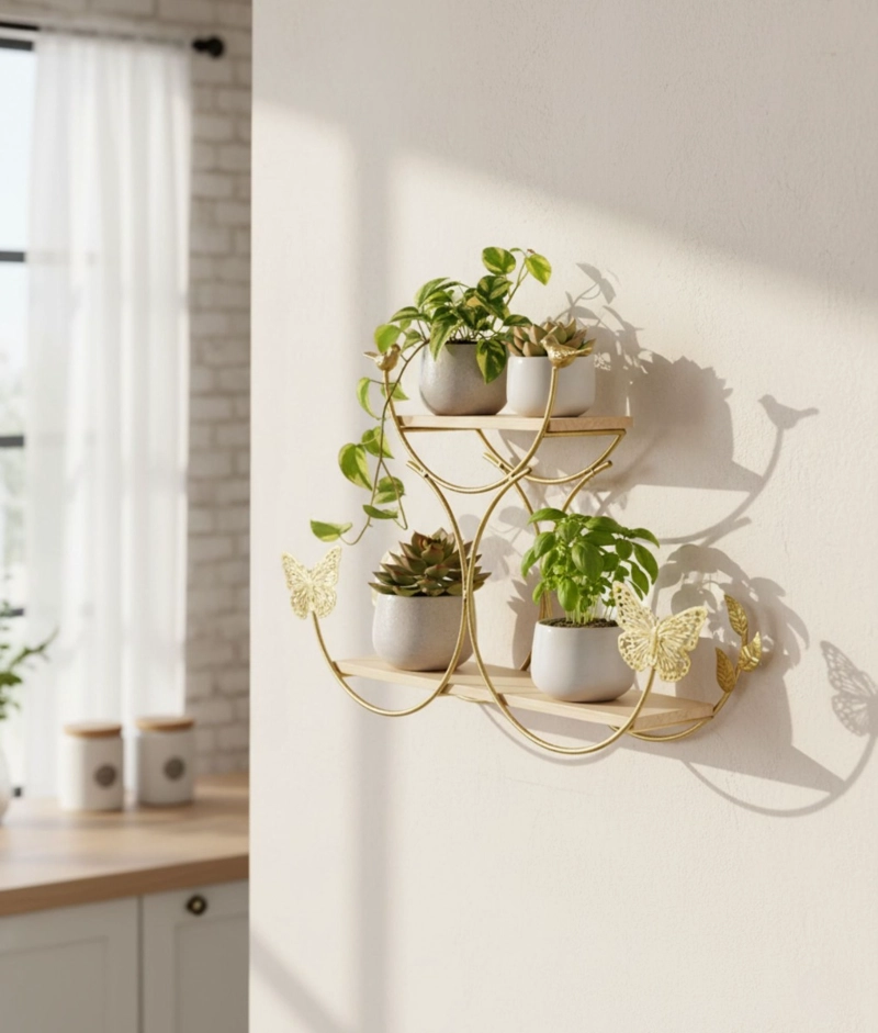 PORTA MACETAS MULTIFUNCIONAL SOPORTE DECORATIVO ADORNO JHN - 8