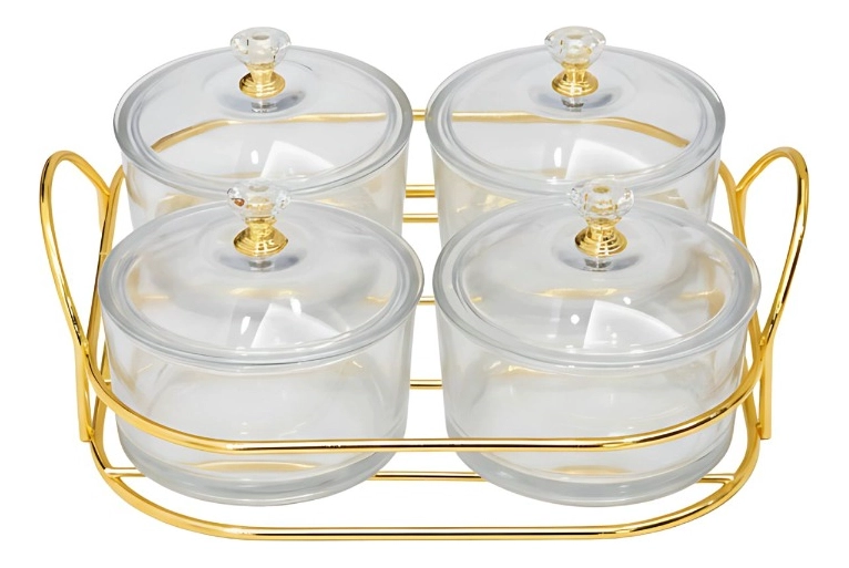 JUEGO FRASCO DECORATIVO MULTIFUNCIONAL ADORNO MODERNO JHN - 1