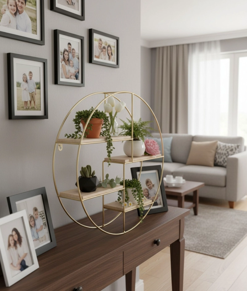 PORTA MACETAS SOPORTE MULTIFUNCIONAL DECORATIVO ADORNO JHN - 2