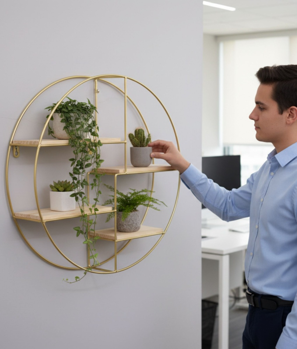 PORTA MACETAS SOPORTE MULTIFUNCIONAL DECORATIVO ADORNO JHN - 4