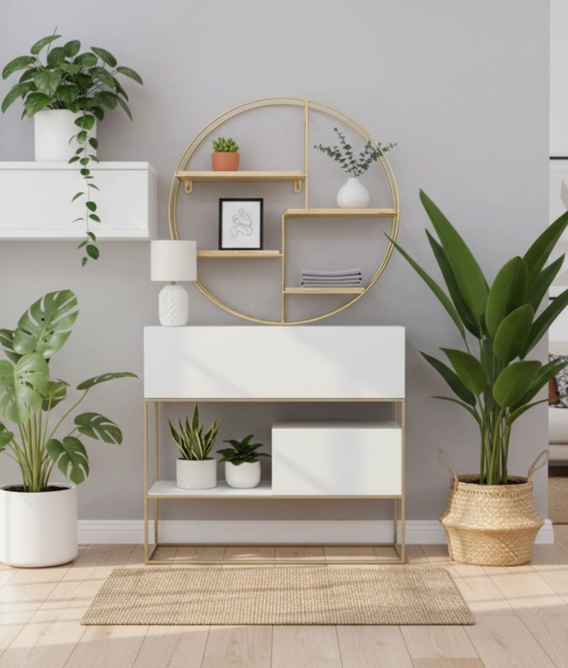 PORTA MACETAS SOPORTE MULTIFUNCIONAL DECORATIVO ADORNO JHN - 10
