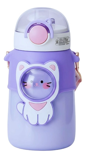 BOTELLA BEBIDAS INFANTIL MULTIFUNCIONAL FIGURAS JHN - 1