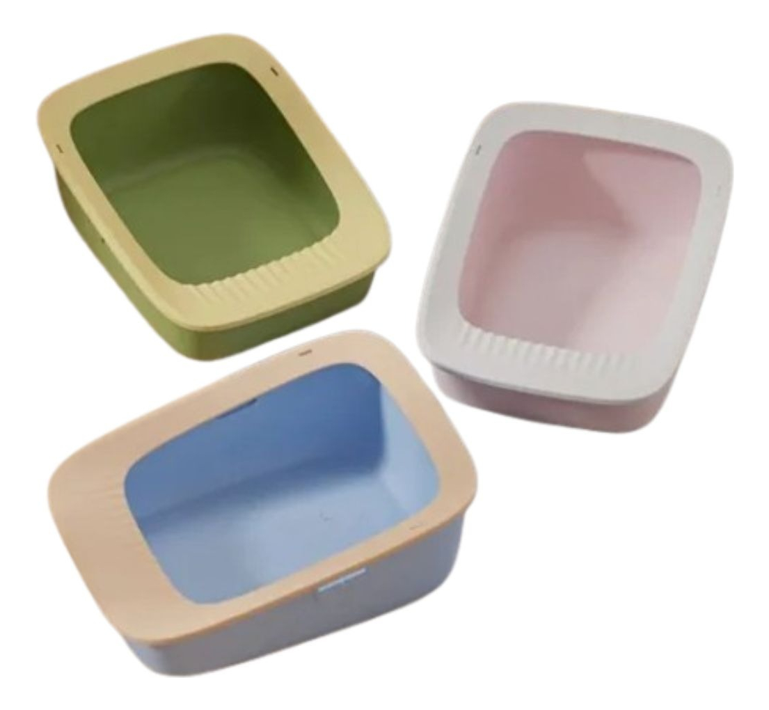 CAJA D ARENA PARA GATOS ASEO HIGIENE MASCOTA GRANDE LAU - 9
