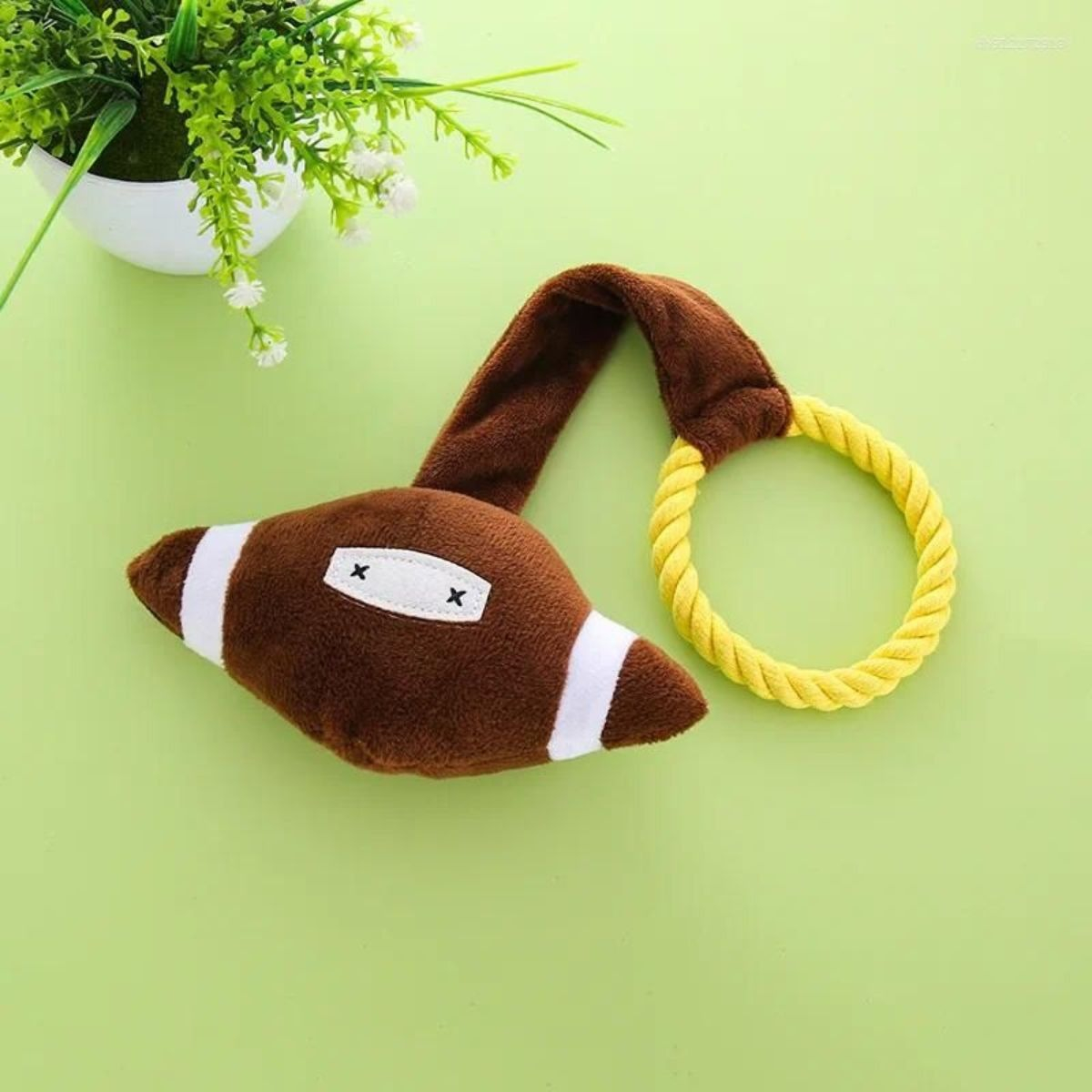 SET 2 JUGUETE PELUCHE INTERACTIVO PARA MASCOTA PERROS LAU - 7