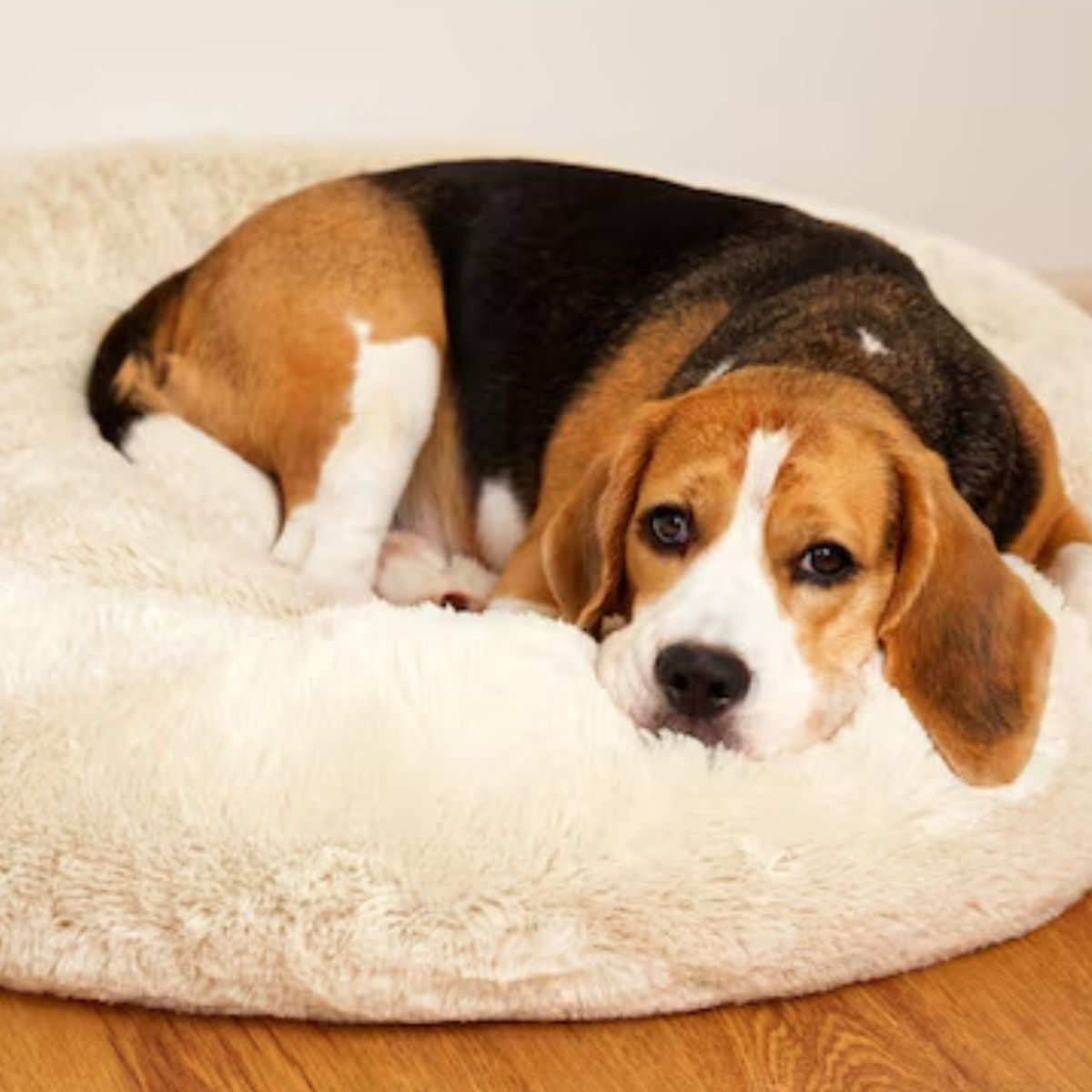 CAMA PARA PERROS ANTIESTRES FELPA 110CM MASCOTAS LAU - 2