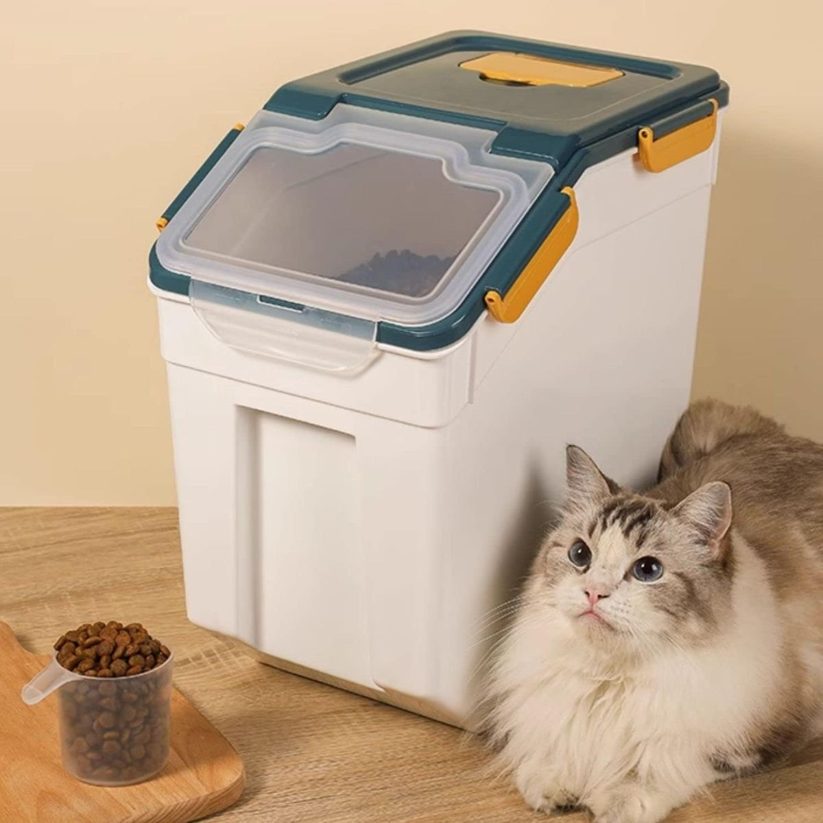 CONTENEDOR DE ALIMENTOS MASCOTAS MULTIFUNCIONAL HOGAR LAU - 4