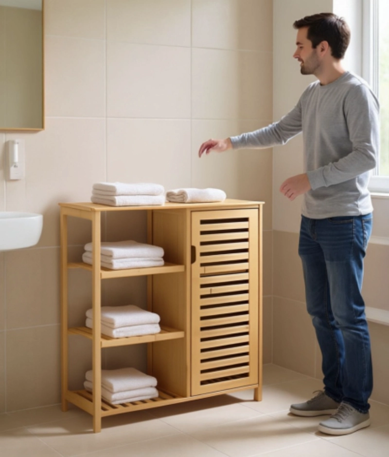 ESTANTE MULTIFUNCIONAL DECORATIVO ORGANIZADOR HOGAR JHN - 4