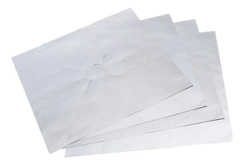 SET 5 PAPEL ALUMINIO LAMINA PROTECTORA REUTILIZABLE JHN - 1
