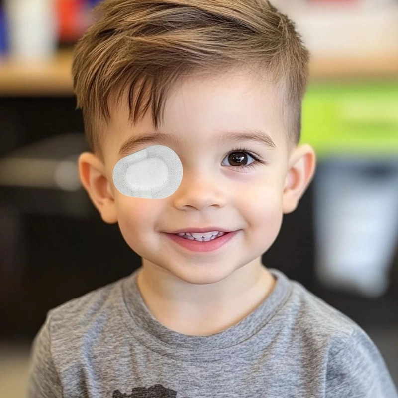 PACK DE PARCHES OCULAR ESTERIL INFANTIL CUIDADO OJOS LAU - 10