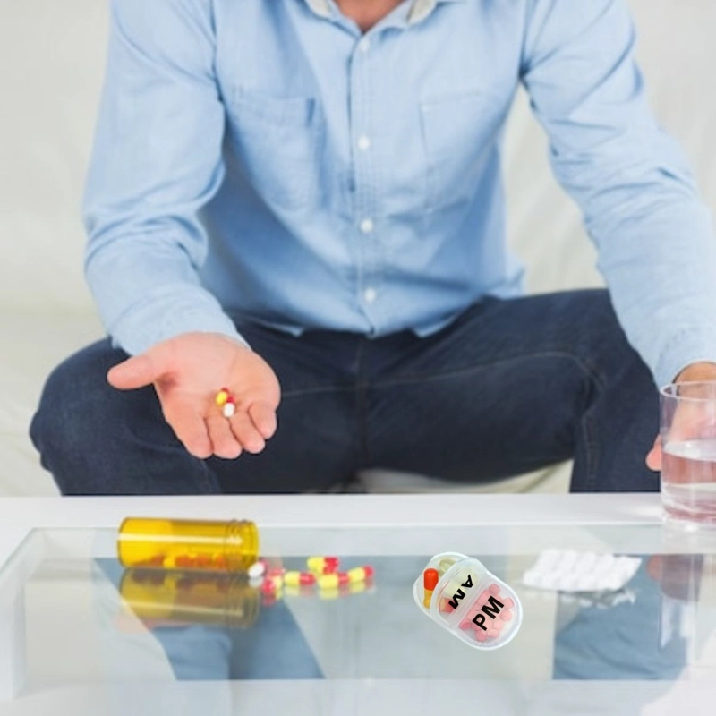 SET 8 PASTILLEROS MAÑANA-TARDE MEDICINA VITAMINAS LAU - 10