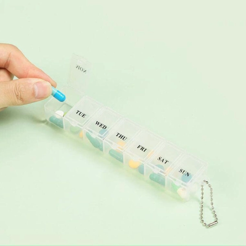 SET 10 PASTILLEROS SEMANAL PARA MEDICAMENTOS VITAMINAS LAU - 6