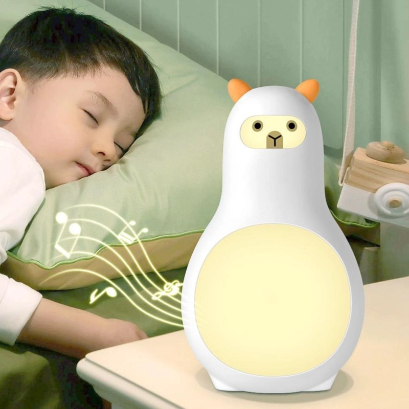 MAQUINA RUIDO BLANCO D ALPACA + ALTAVOZ CON LAMPARA BEBE LAU - 2