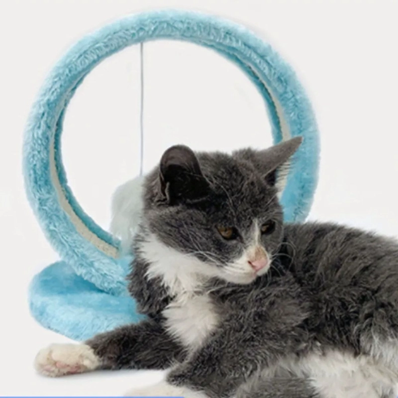 RASCADOR FORMA DE CUEVA PARA GATOS + JUGUETE MASCOTA LAU - 4