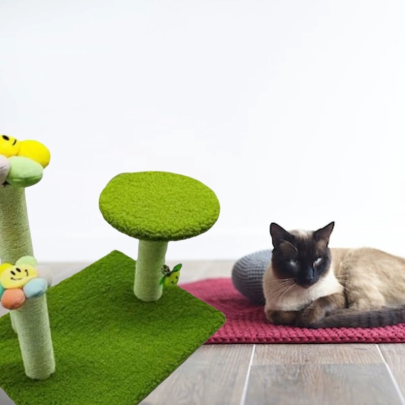 RASCODOR PARA GATOS ENTRENAMIENTO MULTIFUNCIONAL MASCOTA LAU - 1